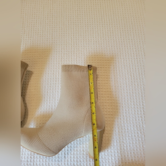 Elegant Tan Sock  Boots - Picture 8 of 9